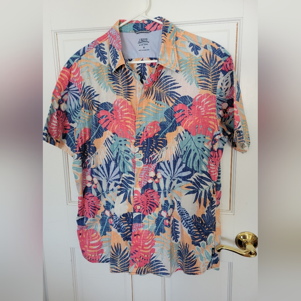 Tropical Print Men's Shirt